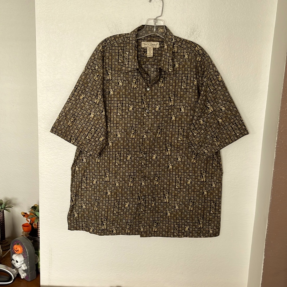 🦜TORI RICHARD HONOLULU BUTTON DOWN  HAWAIIAN SHIRT SZ XL NWOT EXCELLENT COND.
